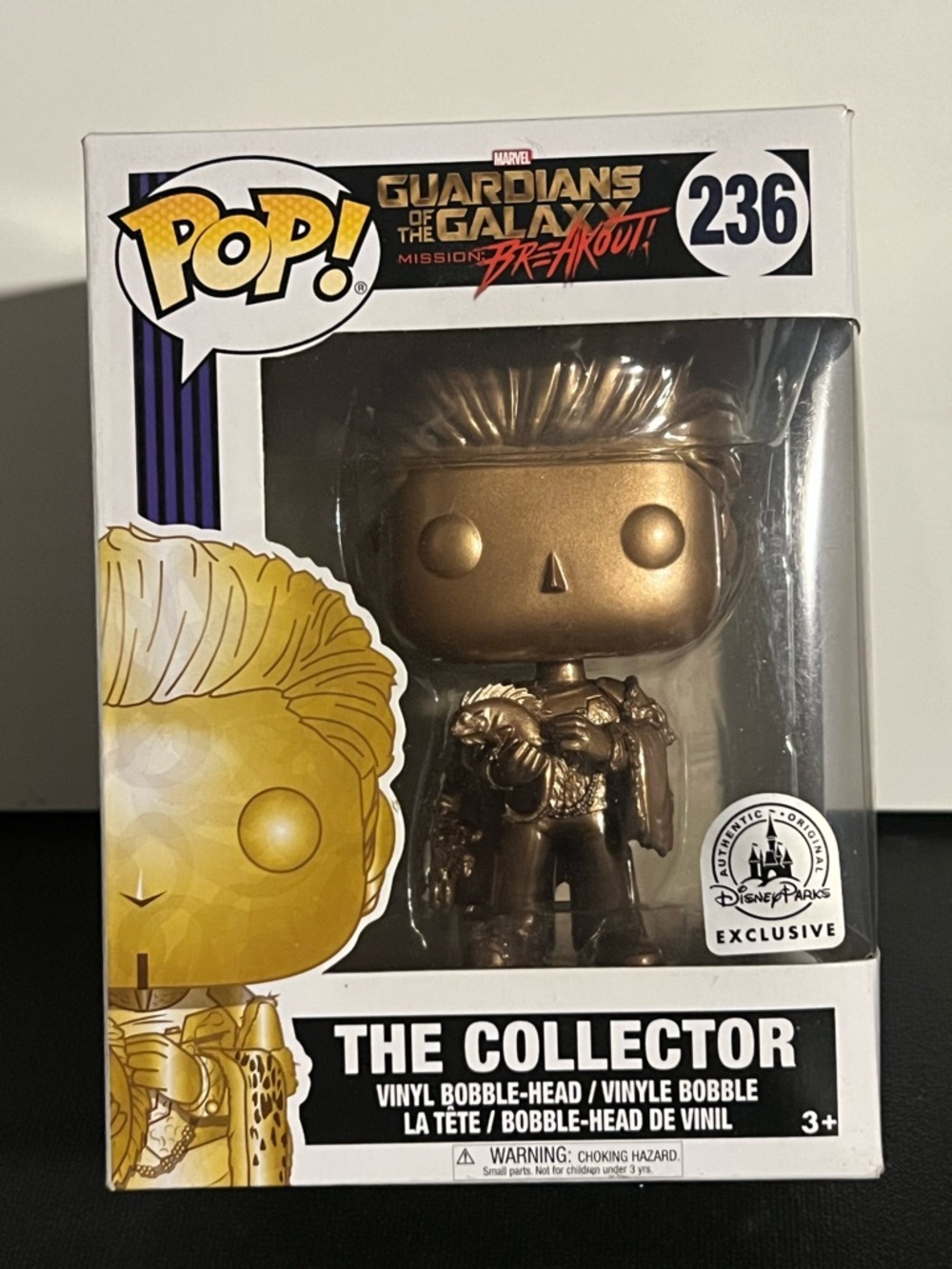 Funko Pop! Vinyl: Marvel - The Collector - (Gold) - Disney (Exclusive) #236
